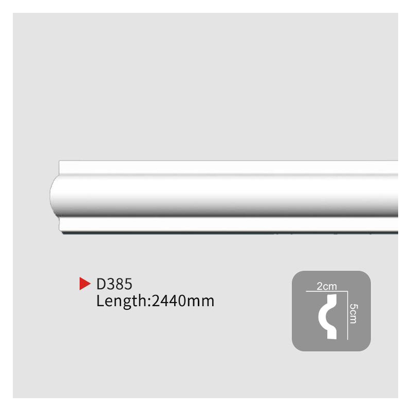 AD385  French Style PU Wall Moulding | European Interior Wall Decoration PU foma molding – EVERWALL 