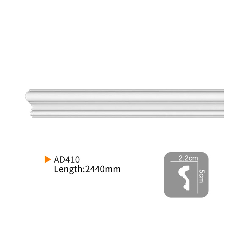 AD410 Polyurethane decorative wall trims | Interior polyurethane trims | Interior PU wall decorative trims | Custom wall trim design – EVERWALL