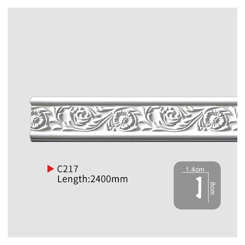 AC217 Carved Flat PU Molding