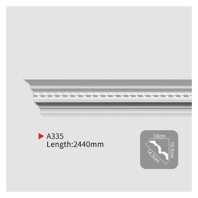 AA335 PU Custom Ornate Crown Molding