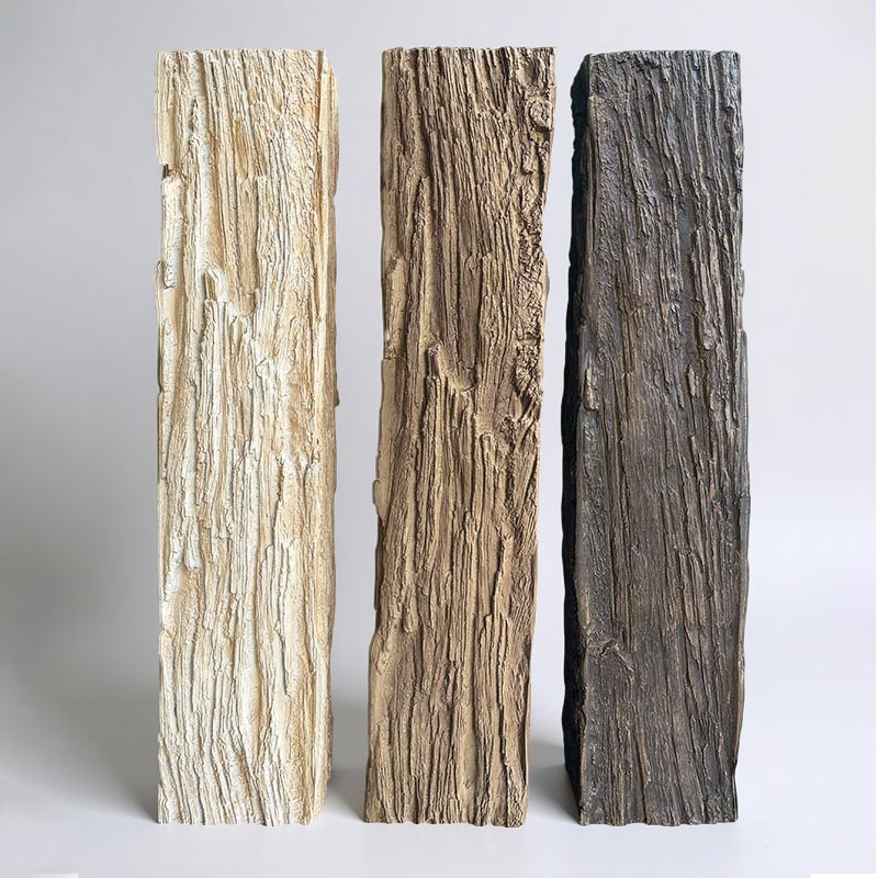 810 PU wooden beam faux wooden beam for living room kitchen decoration Everwall