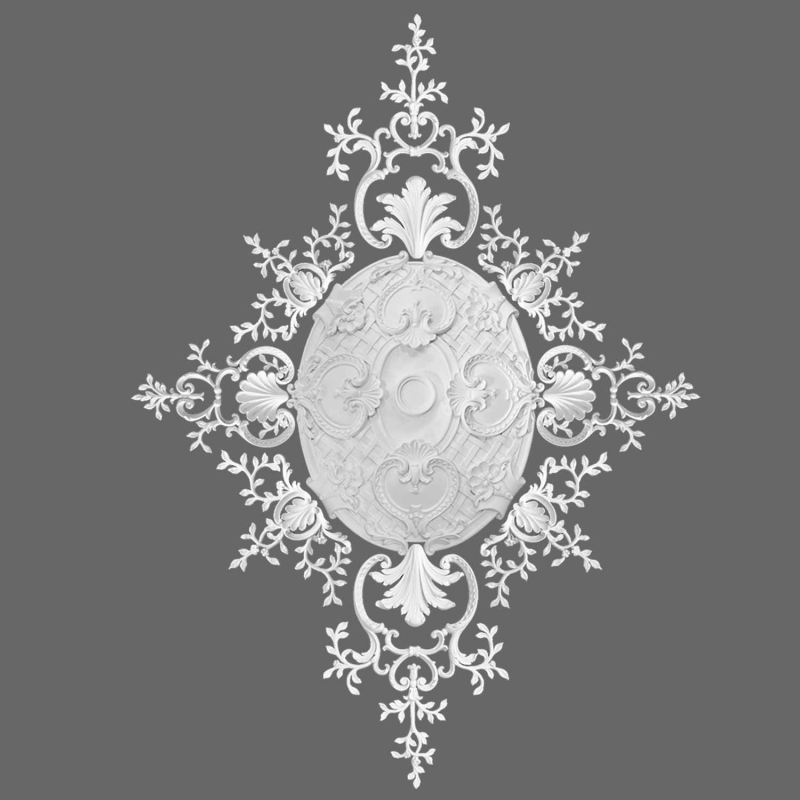 B2060-High-Density PU Ceiling Medallion Decorative Polyurethane Ceiling Rosette – EVERWALL